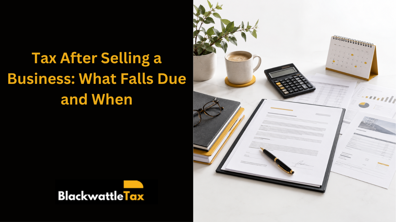Tax After Selling a Business: What Falls Due and When